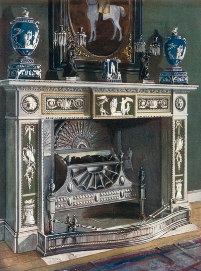 Wedgwood-Flaxman Chimneypiece by Edwin John Foley